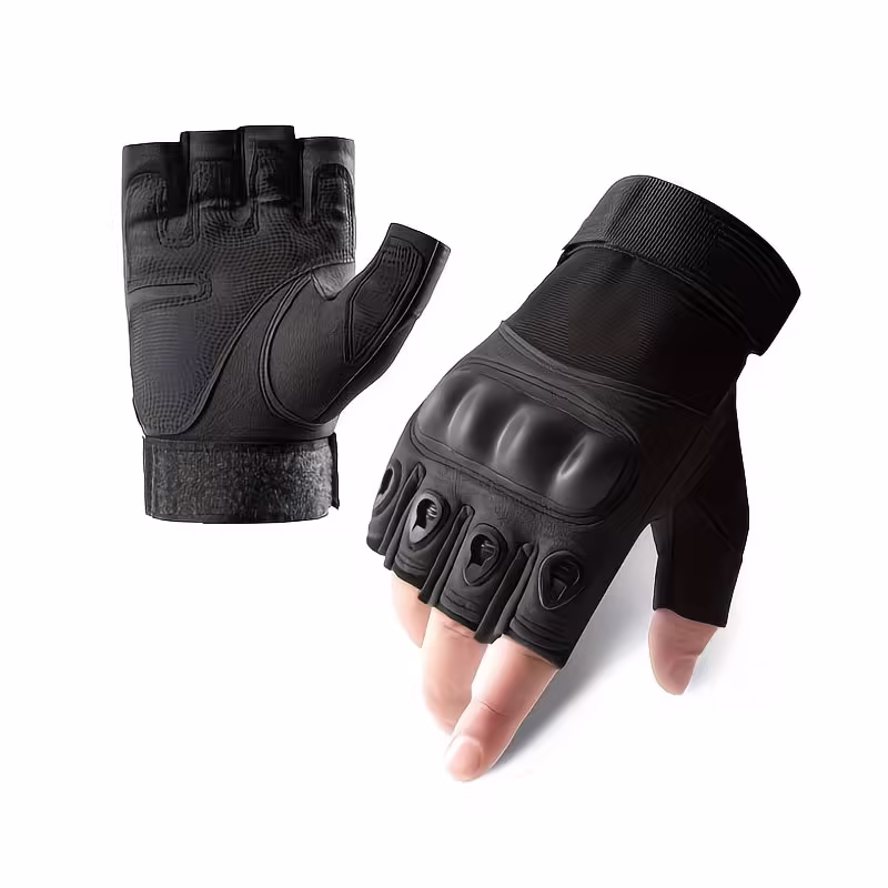 Motorcycle Riding Protective Tactical Half-Finger Gloves