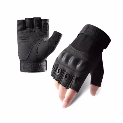 Motorcycle Riding Protective Tactical Half-Finger Gloves