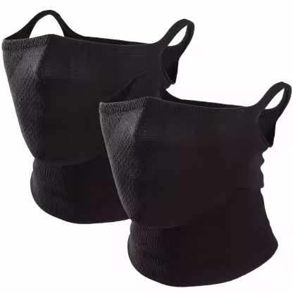 2-Pack Half Face Mask for Motorcycle Cycling