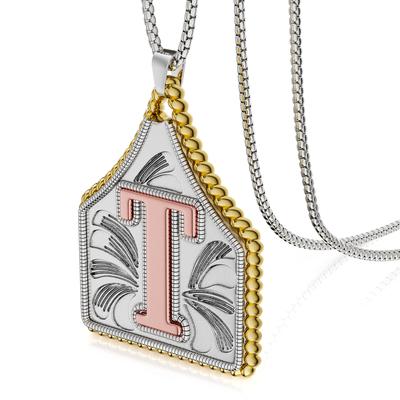 Custom Handmade Cow Tag Western Necklace