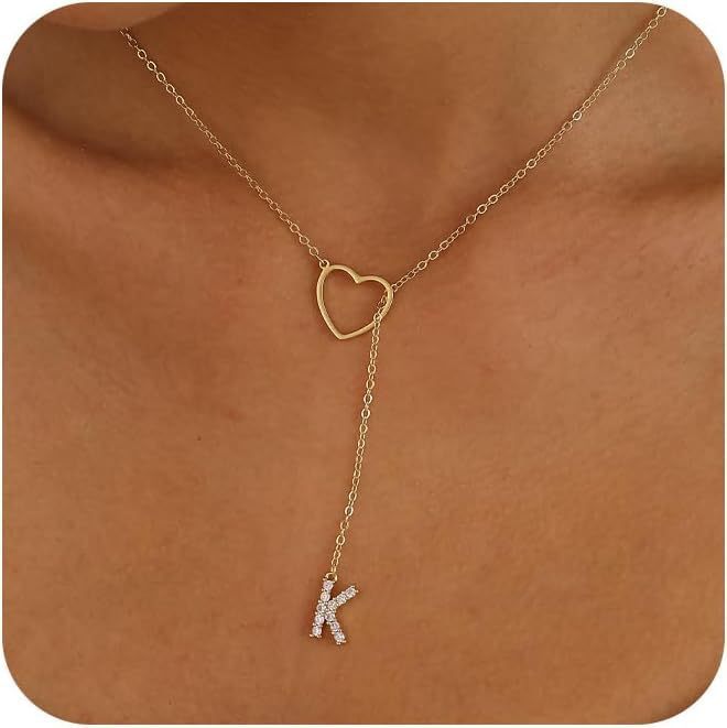 🔥Limited Inventory Available⚡Letter Heart Design Personalized Trendy Charm Necklaces