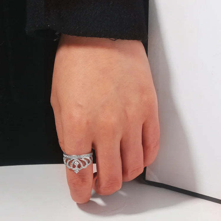 FOR BADASS DAUGHTER - STRAIGHTEN YOUR CROWN RING