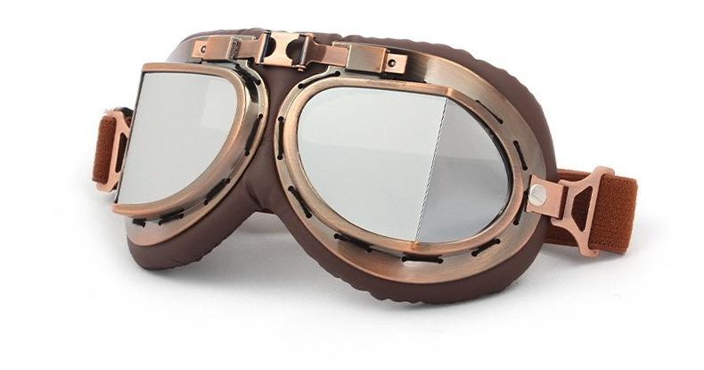Vintage Harley bronze goggles motorcycle helmet goggles outdoor windproof sand proof off-road riding glasses Vintage Harley bronze goggles motorcycle helmet goggles outdoor windproof sand proof off-road riding glasses