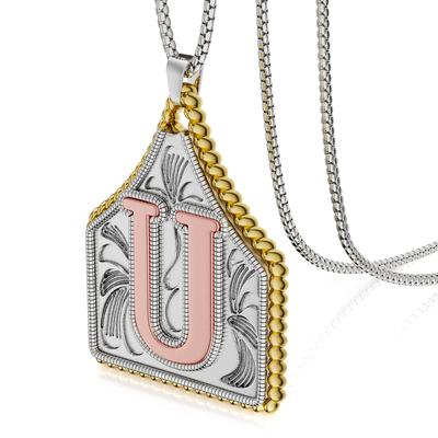 Custom Handmade Cow Tag Western Necklace