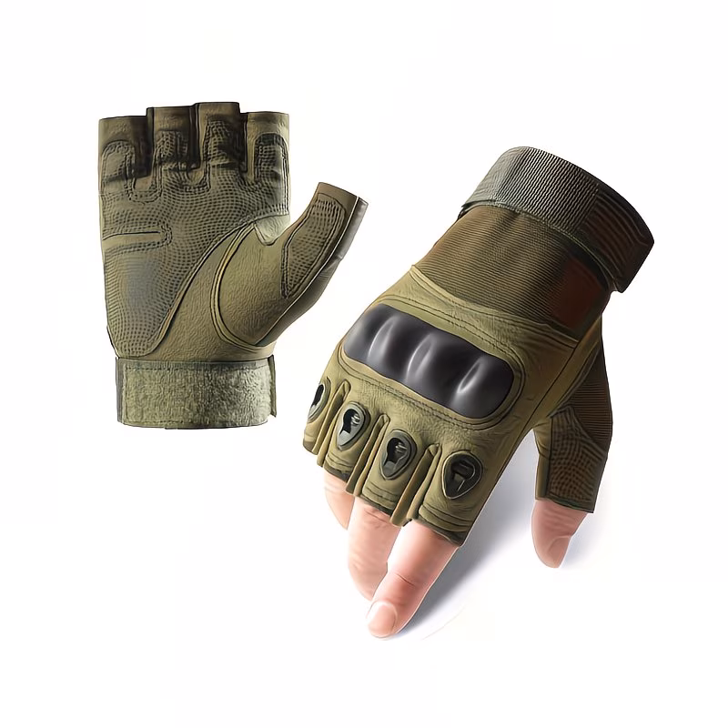 Motorcycle Riding Protective Tactical Half-Finger Gloves