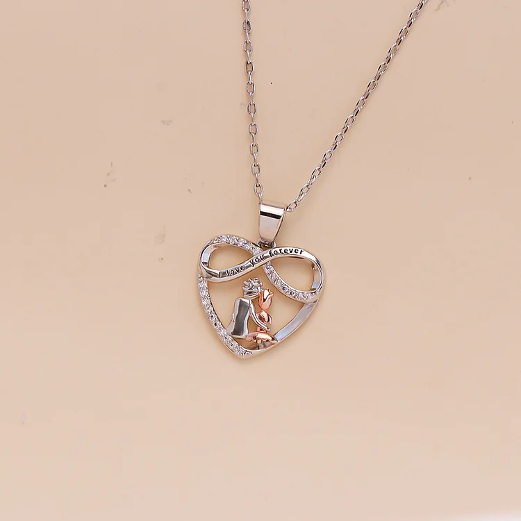 FOR GRANDDAUGHTER - YOU WILL ALWAYS HAVE ME AND I WILL ALWAYS HAVE YOU HEART NECKLACE