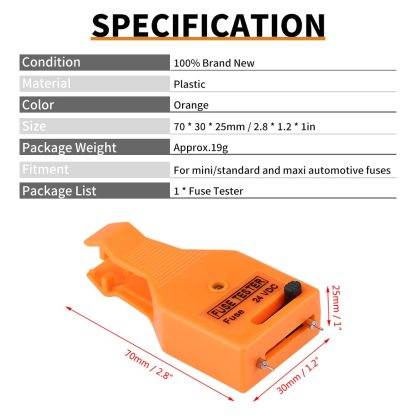 24V DC Car Fuse Tester Puller