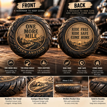 🏍️🛞 One More Mile™ Pocket Hug for Riders
