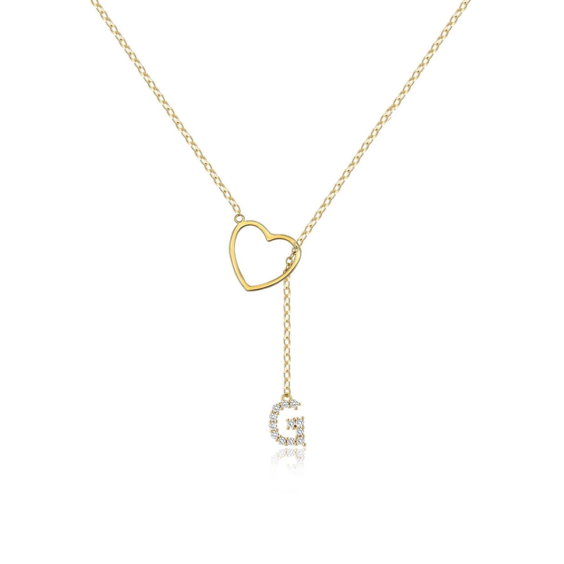 🔥Limited Inventory Available⚡Letter Heart Design Personalized Trendy Charm Necklaces