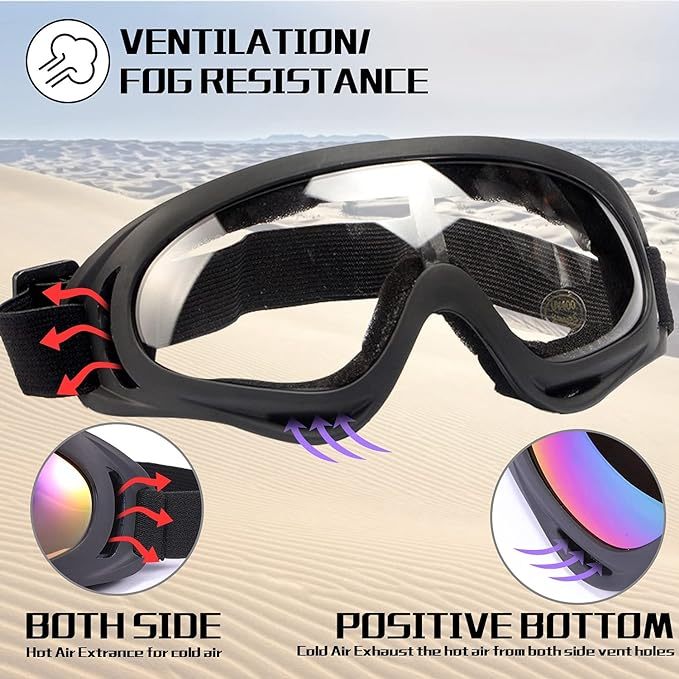 X400 Windproof and Dustproof Motorcycle & Sports Goggles