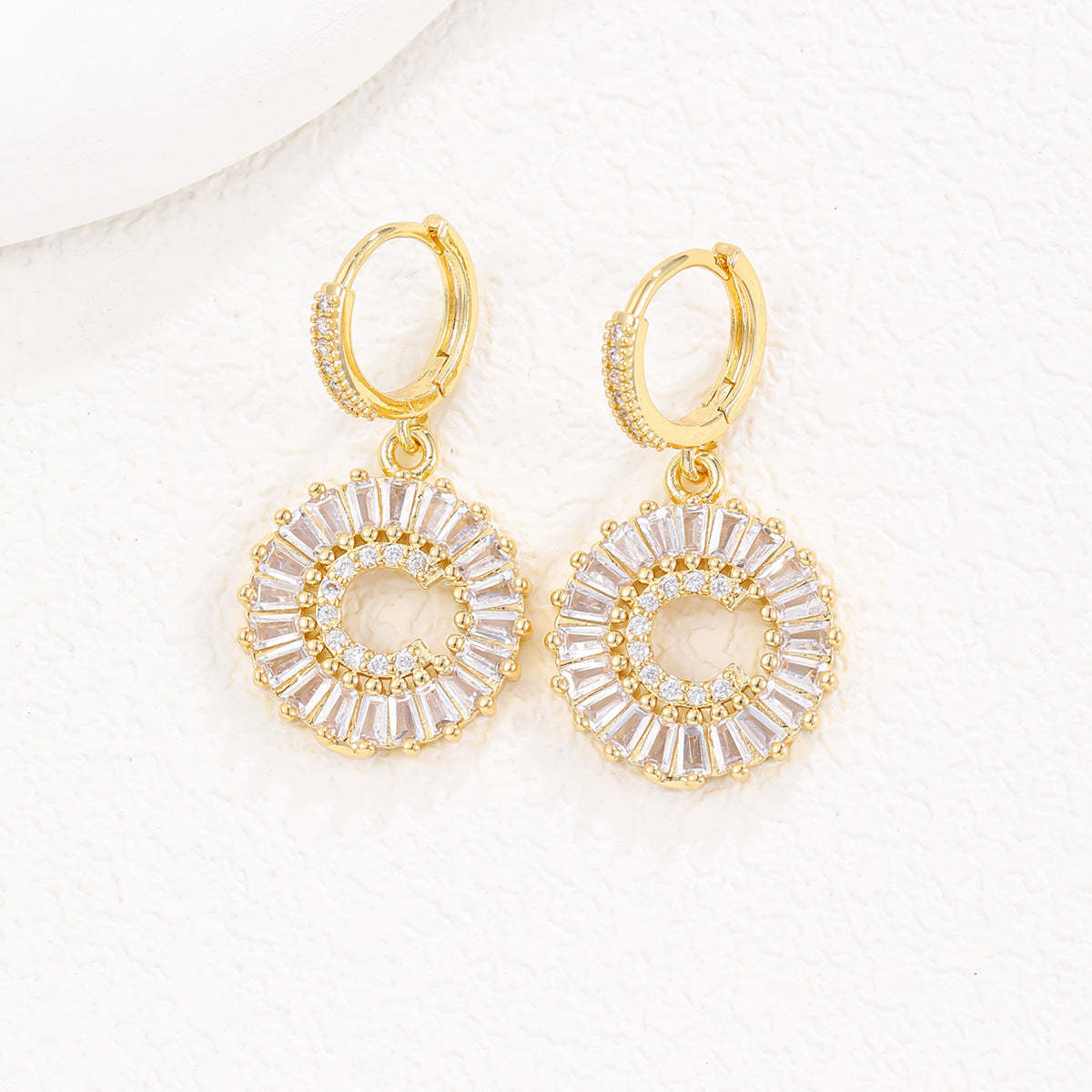 【LAST DAY 49% OFF】Initial Letter Pendant Earrings