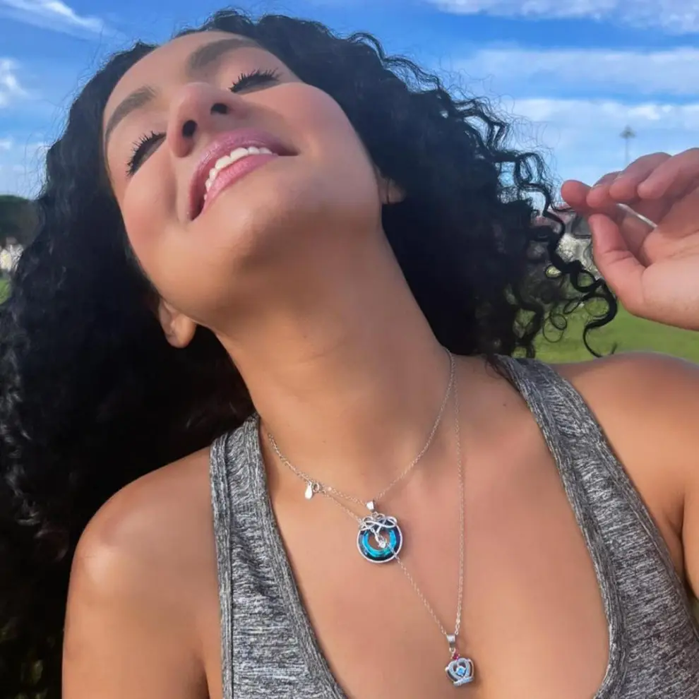 FOR BONUS DAUGHTER- LOVE YOU WITH ALL MY HEART NECKLACE