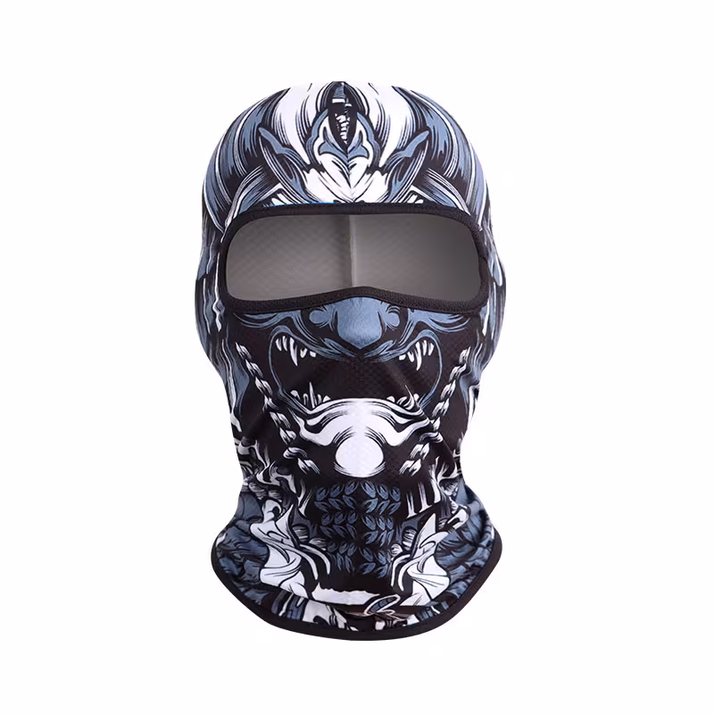 Men's Quick-Dry Cycling Balaclava - 3D Monster Graphic Breathable Mask