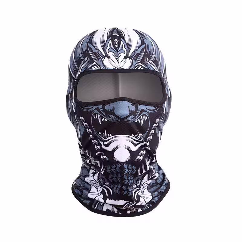 Men's Quick-Dry Cycling Balaclava - 3D Monster Graphic Breathable Mask