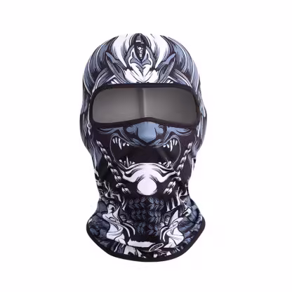 Men's Quick-Dry Cycling Balaclava - 3D Monster Graphic Breathable Mask