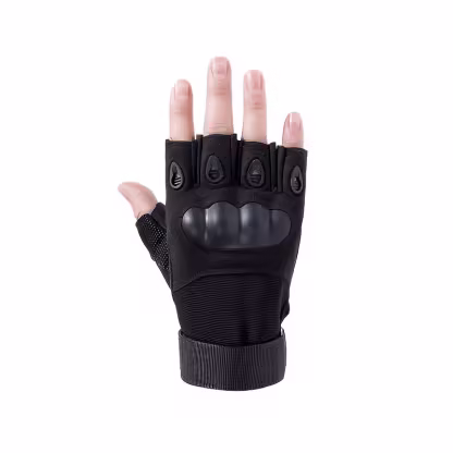 Motorcycle Riding Protective Tactical Half-Finger Gloves