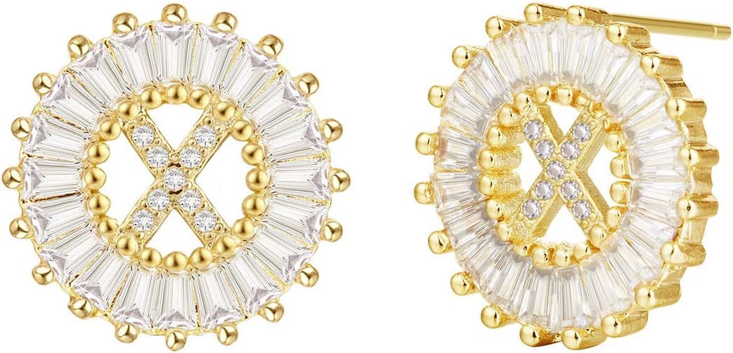 【LAST DAY 49% OFF】Initial Letter Pendant Earrings