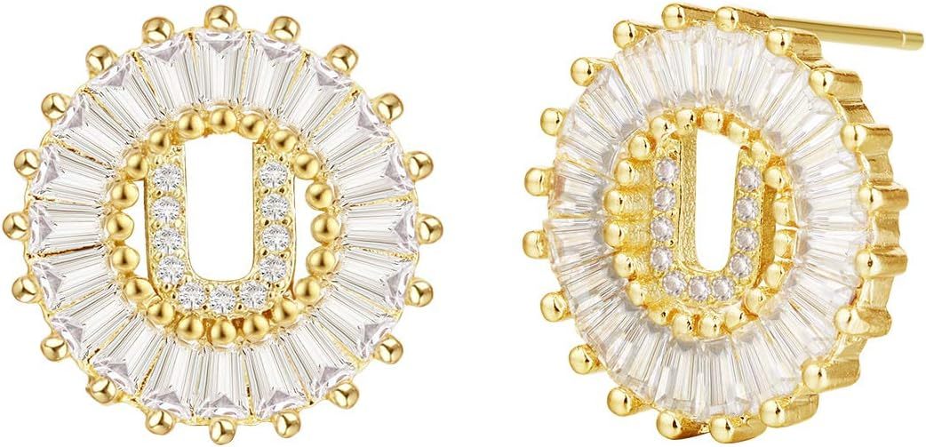 【LAST DAY 49% OFF】Initial Letter Pendant Earrings