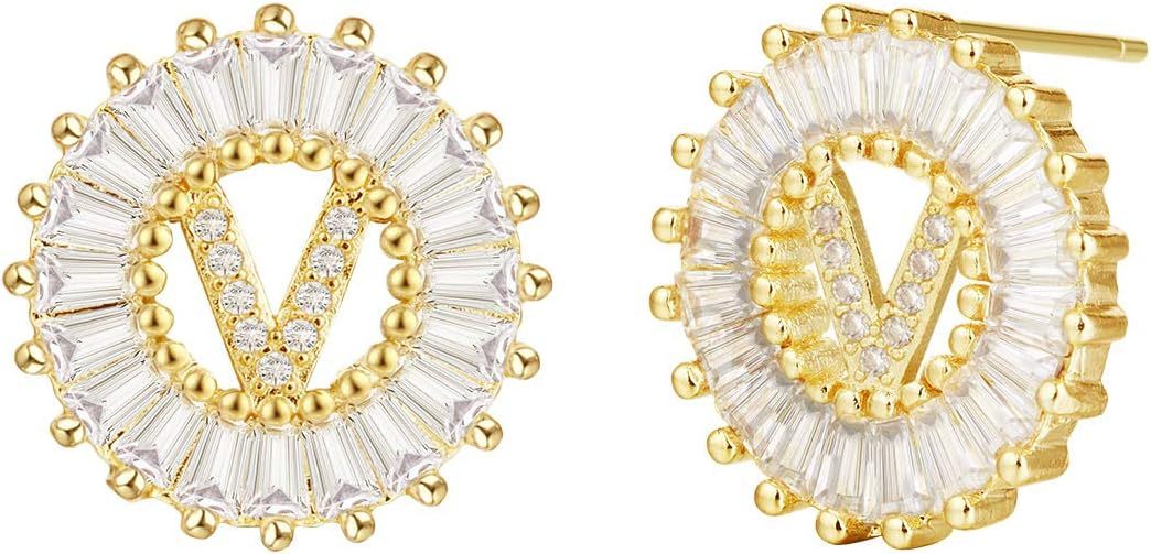 【LAST DAY 49% OFF】Initial Letter Pendant Earrings