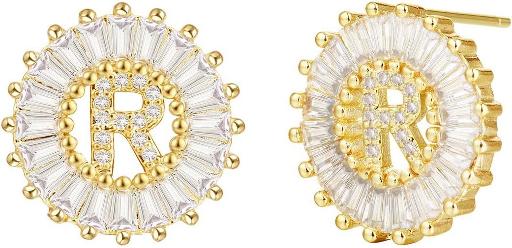 【LAST DAY 49% OFF】Initial Letter Pendant Earrings