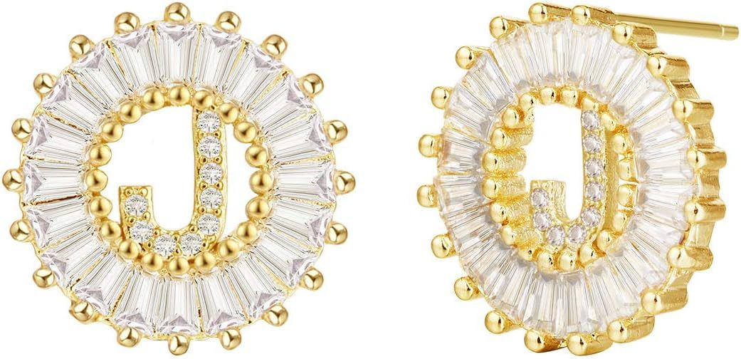 【LAST DAY 49% OFF】Initial Letter Pendant Earrings