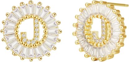 【LAST DAY 49% OFF】Initial Letter Pendant Earrings