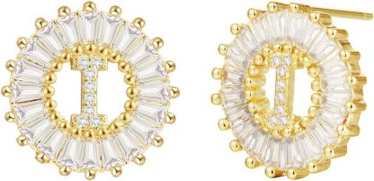 【LAST DAY 49% OFF】Initial Letter Pendant Earrings