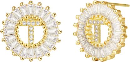 【LAST DAY 49% OFF】Initial Letter Pendant Earrings