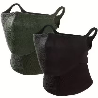 2-Pack Half Face Mask for Motorcycle Cycling