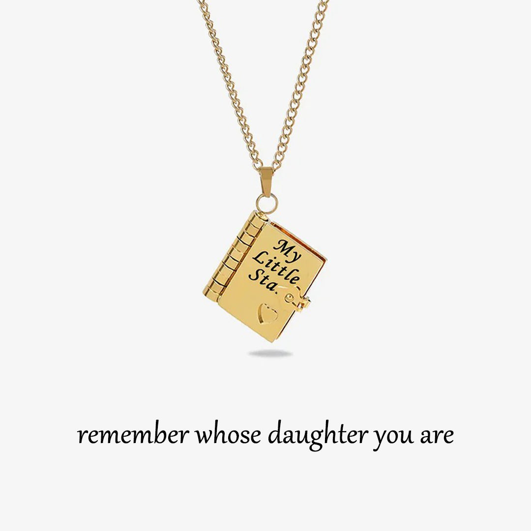 For daughter - My Little Star Book necklace
