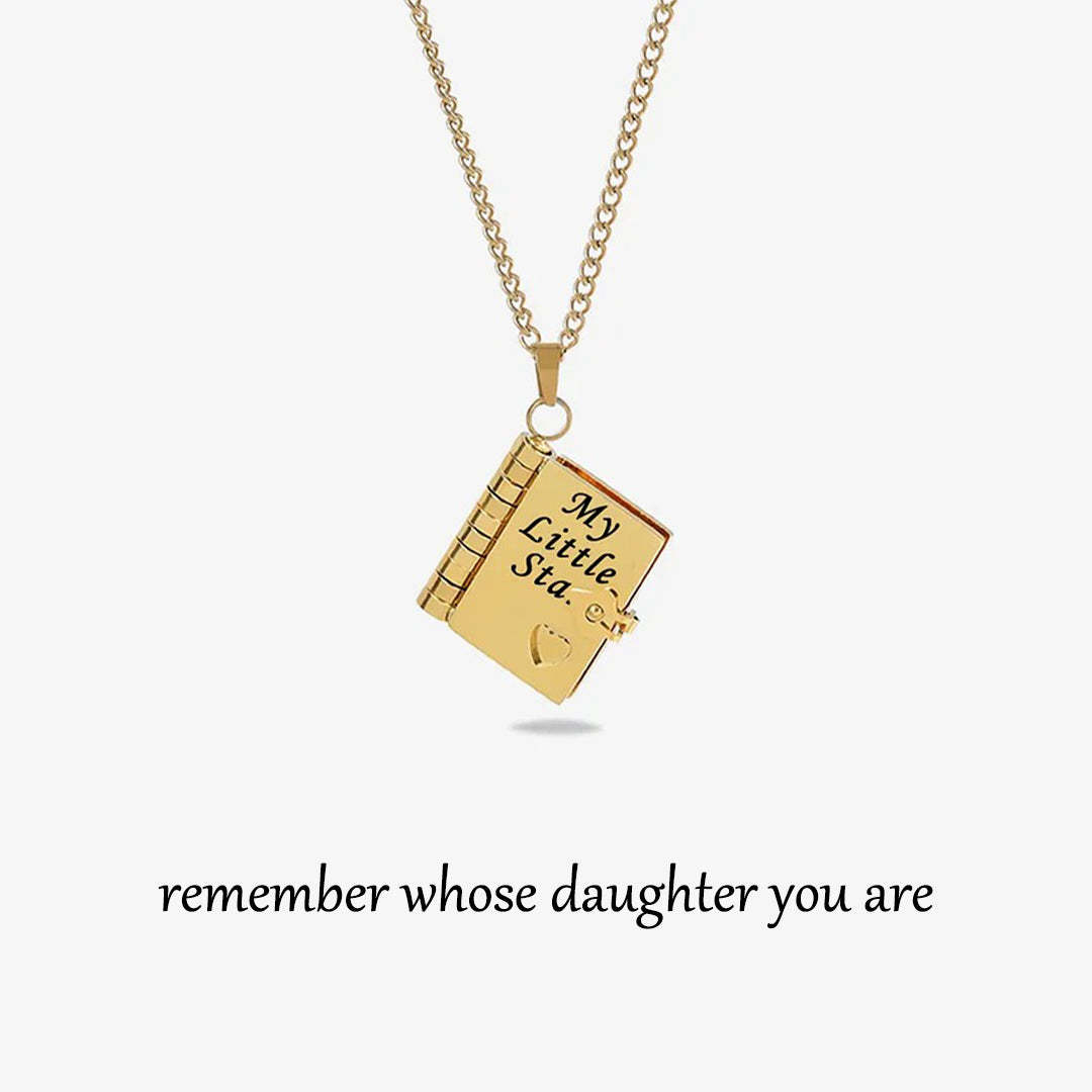 For daughter - My Little Star Book necklace