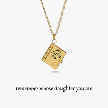 For daughter - My Little Star Book necklace
