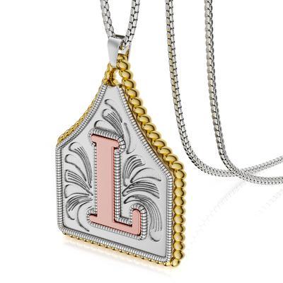 Custom Handmade Cow Tag Western Necklace