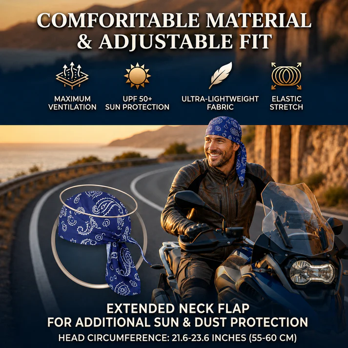 🔥 45% OFF 2‑Pack Elastic Cycling Sports Cap – Sweat‑Wicking Helmet Line