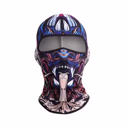 Men's Quick-Dry Cycling Balaclava - 3D Monster Graphic Breathable Mask