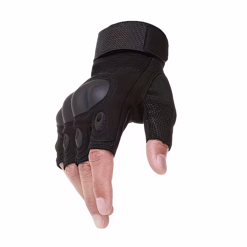 Motorcycle Riding Protective Tactical Half-Finger Gloves