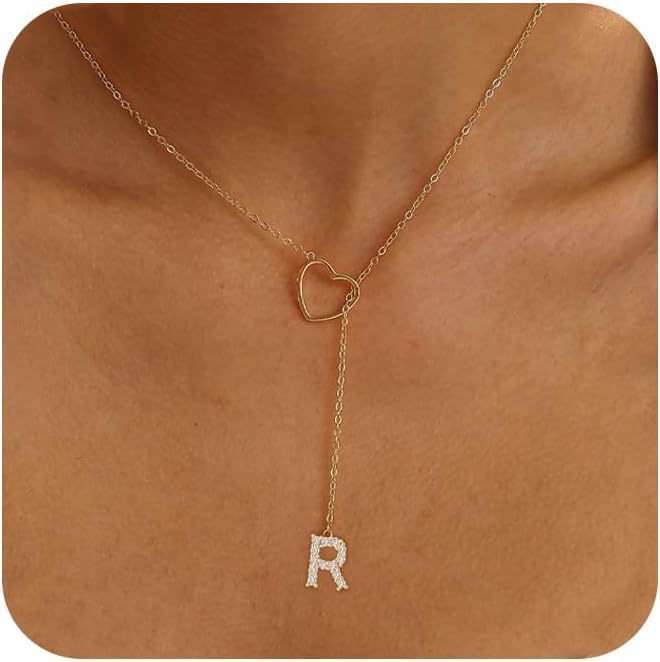 🔥Limited Inventory Available⚡Letter Heart Design Personalized Trendy Charm Necklaces