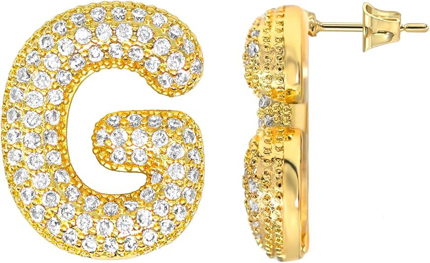 Initial Letter Earrings