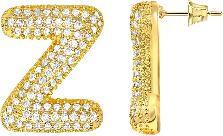 Initial Letter Earrings