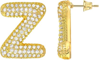 Initial Letter Earrings