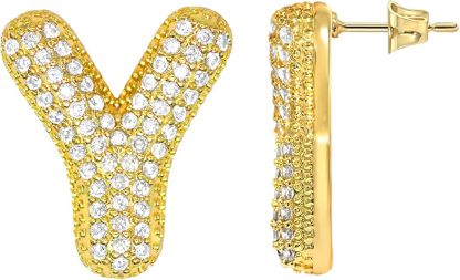 Initial Letter Earrings