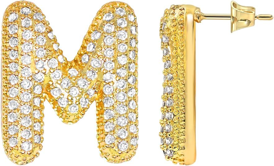 Initial Letter Earrings