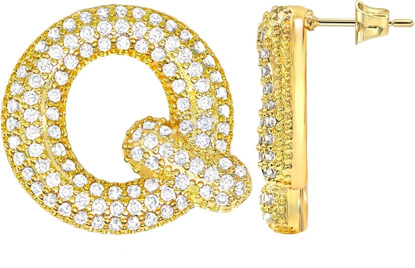 Initial Letter Earrings