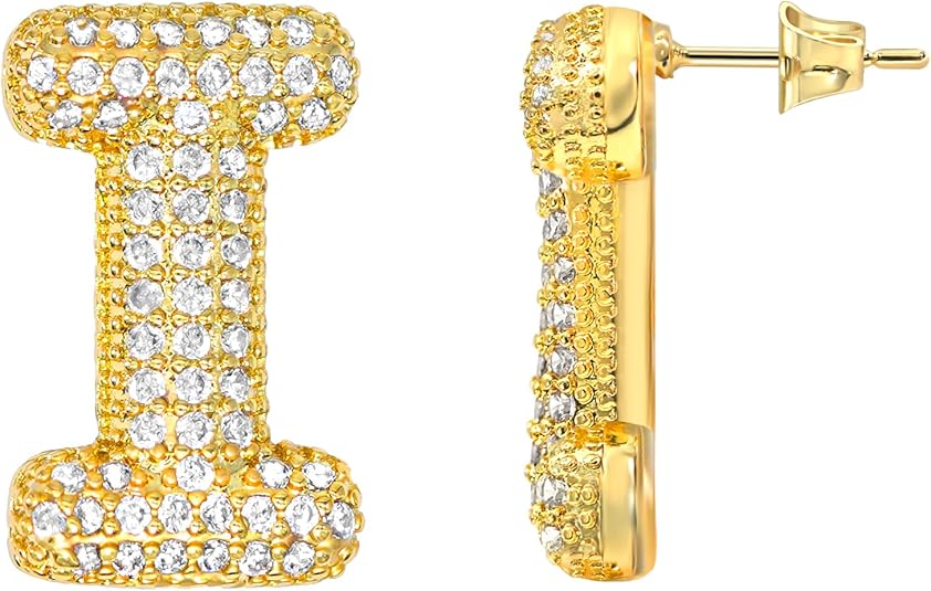 Initial Letter Earrings