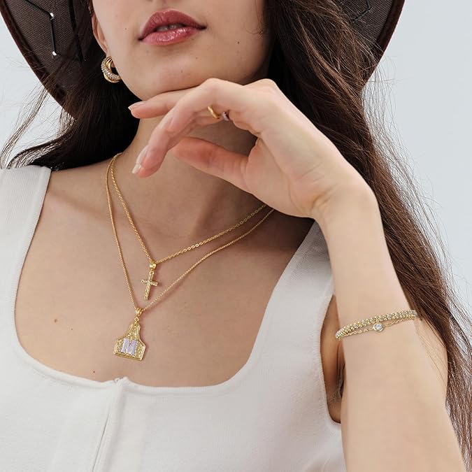 Western Cowgirl Initial Necklace