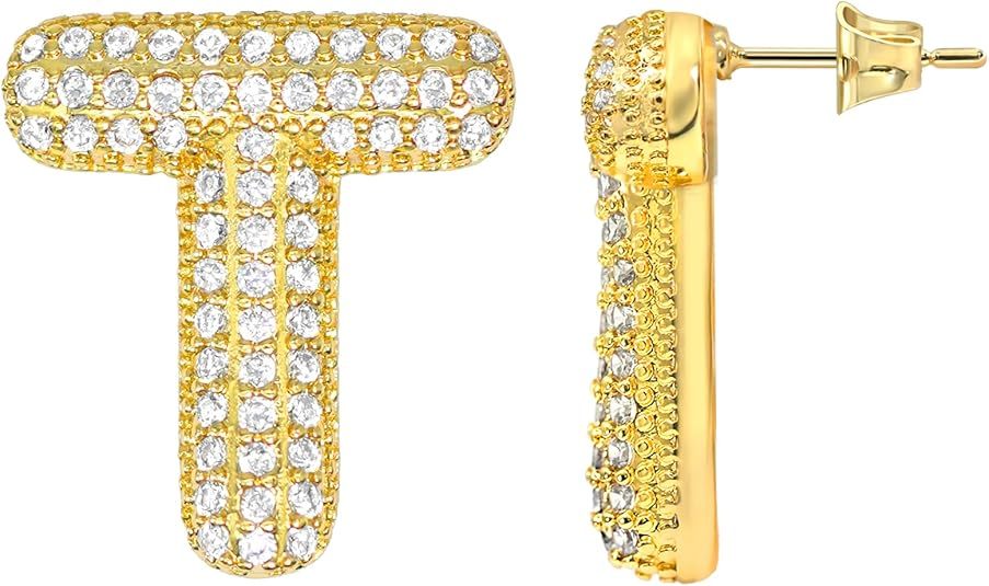 Initial Letter Earrings