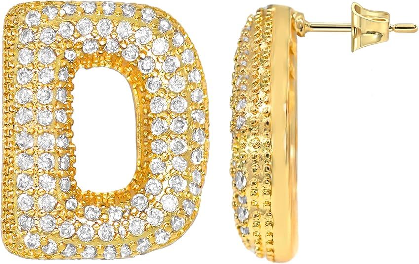 Initial Letter Earrings