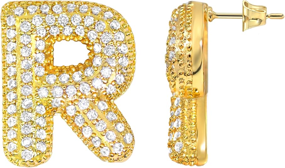 Initial Letter Earrings