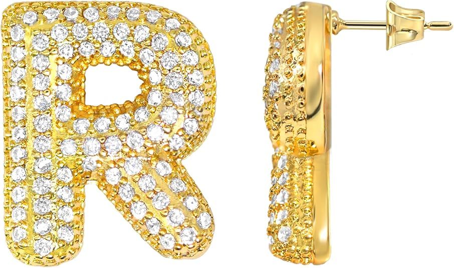 Initial Letter Earrings