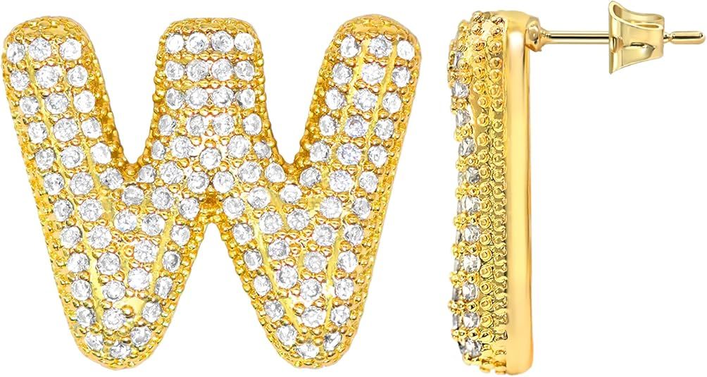 Initial Letter Earrings